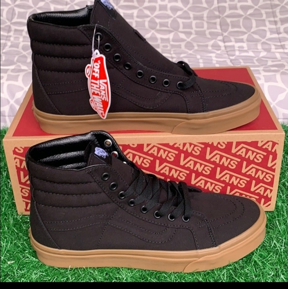 VANS SK8-Hi REISSUE CANVAS GUM BLACK/LGHTGM MEN’s - Picture 12 of 16